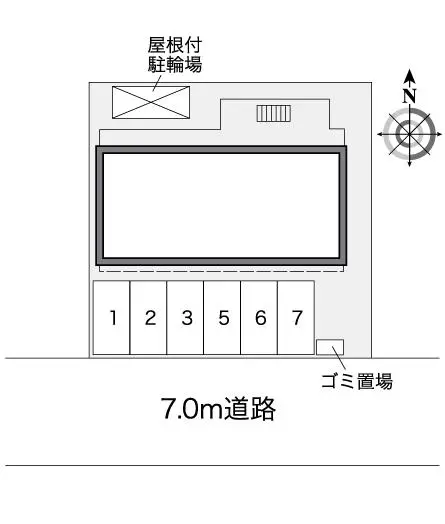 ★手数料０円★名古屋市中村区稲上町５丁目　月極駐車場（LP）